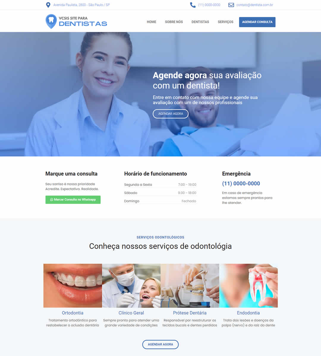 site odontologico e agência de marketing para dentista
